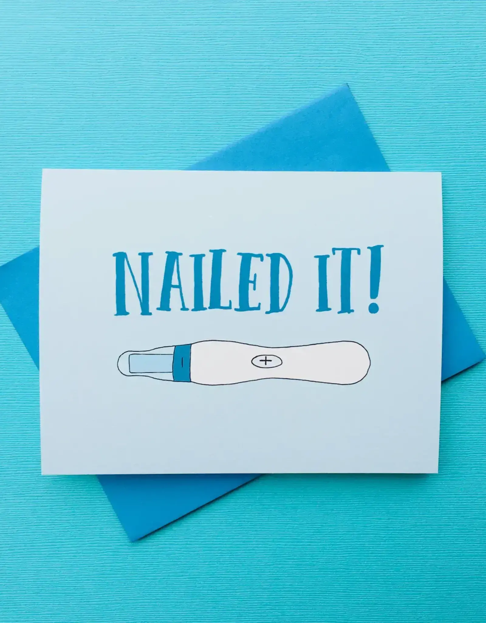 Nailed It Pregnancy Card