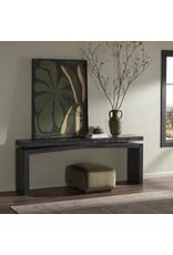 Matthes Reclaimed Pine Console Table, Aged Black Pine 79"