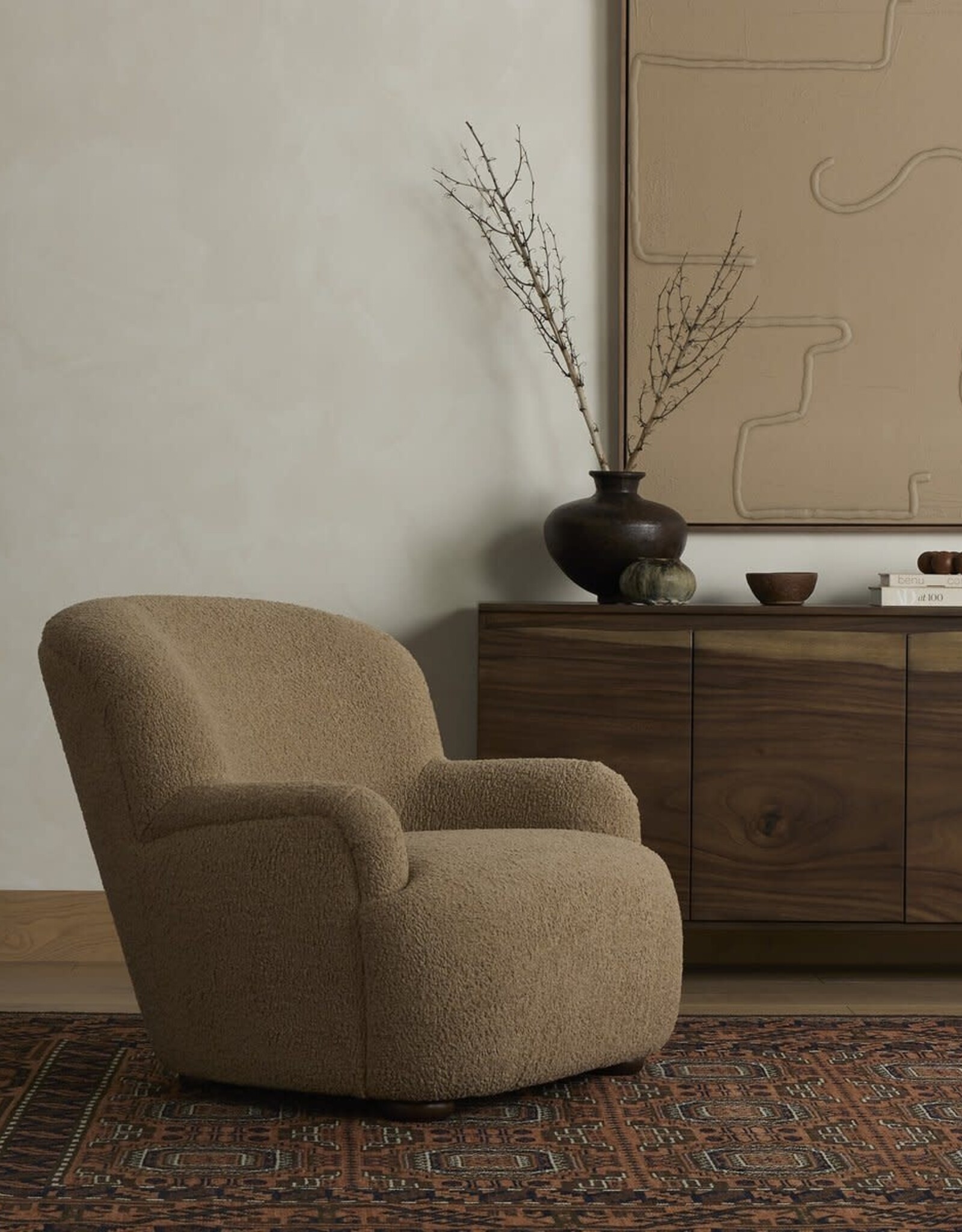 Kadon Chair in Camel Sheepskin