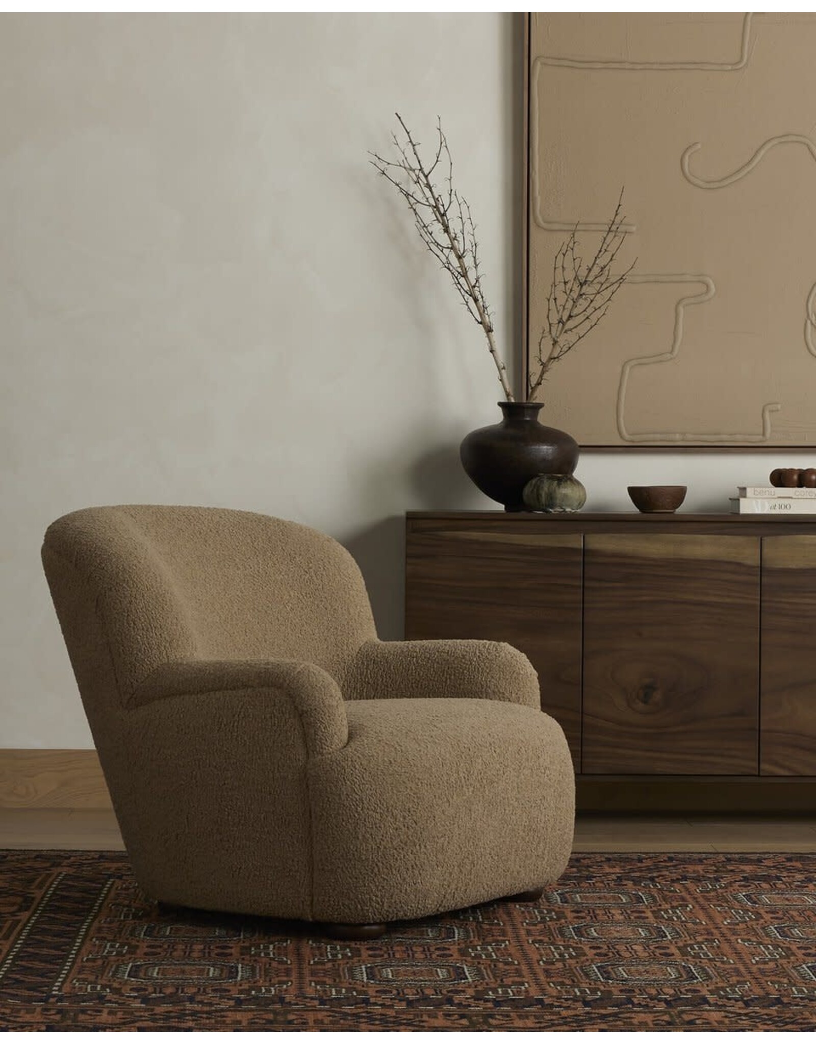 Kadon Chair in Camel Sheepskin