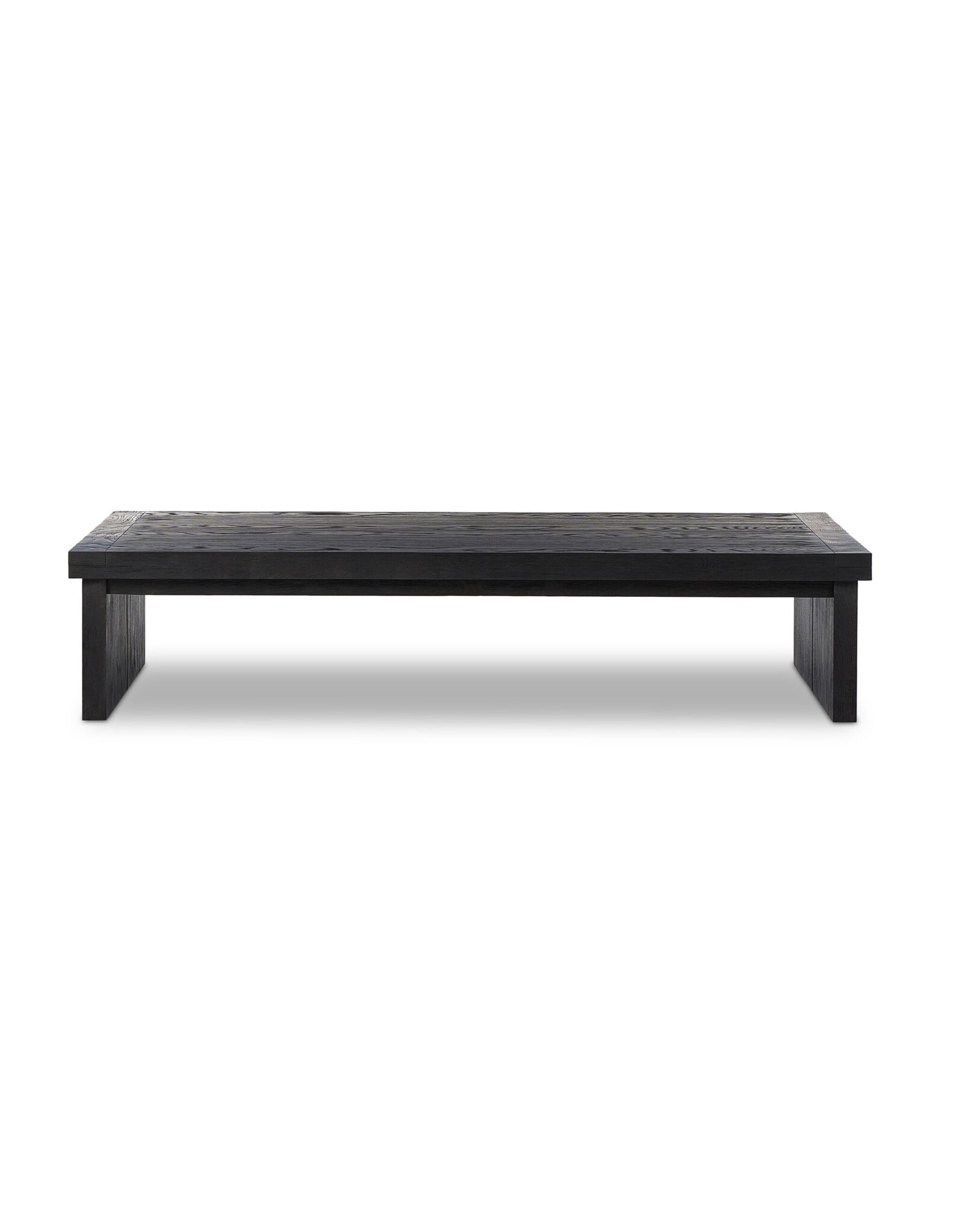 Warby Coffee Table - Worn Black Veneer