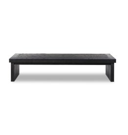 Warby Coffee Table - Worn Black Veneer