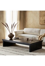 Warby Coffee Table - Worn Black Veneer
