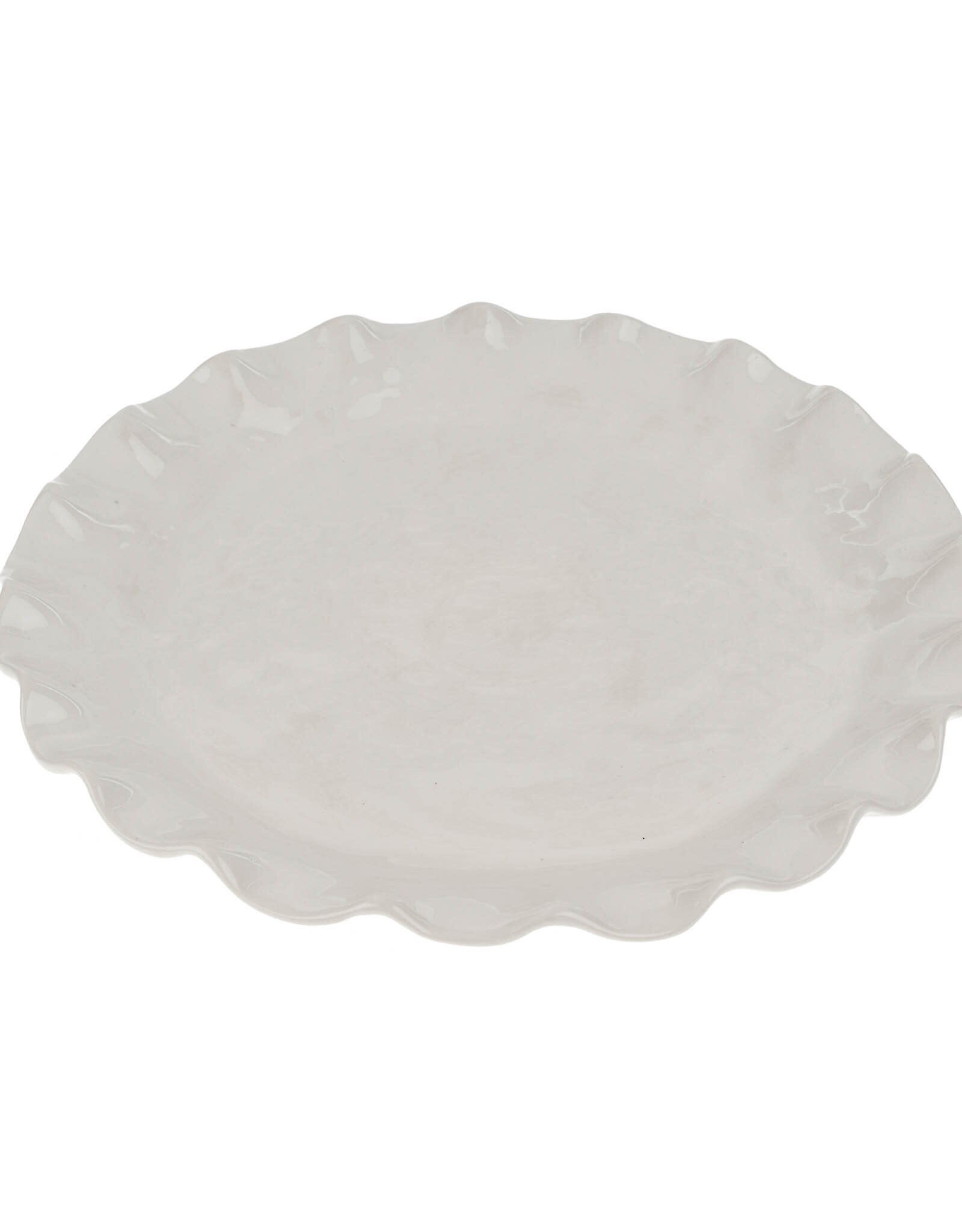 Calypso Scalloped Dinner Plate