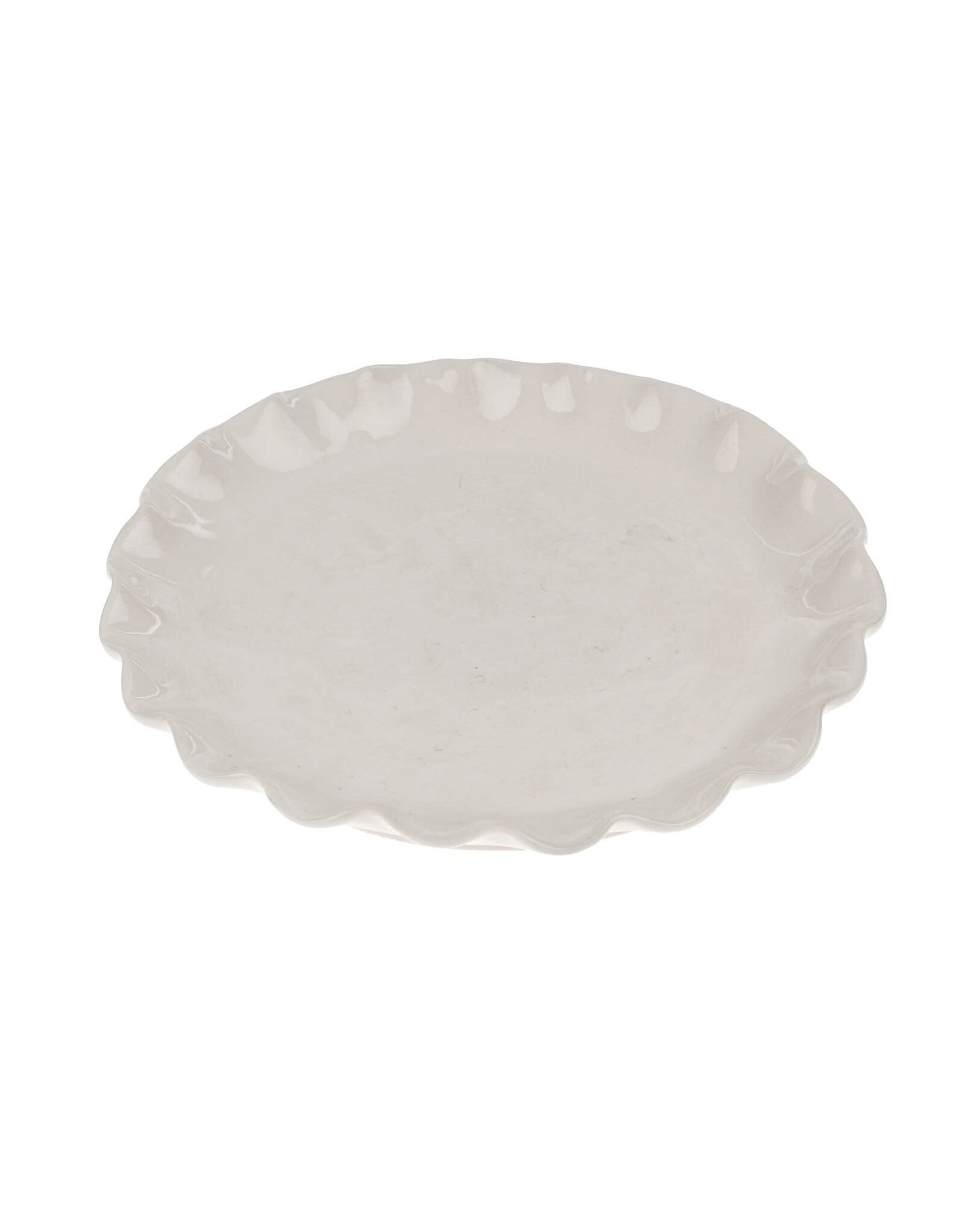 Calypso Scalloped Dessert Plate