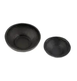 Organic Cast Iron Bowls S/2
