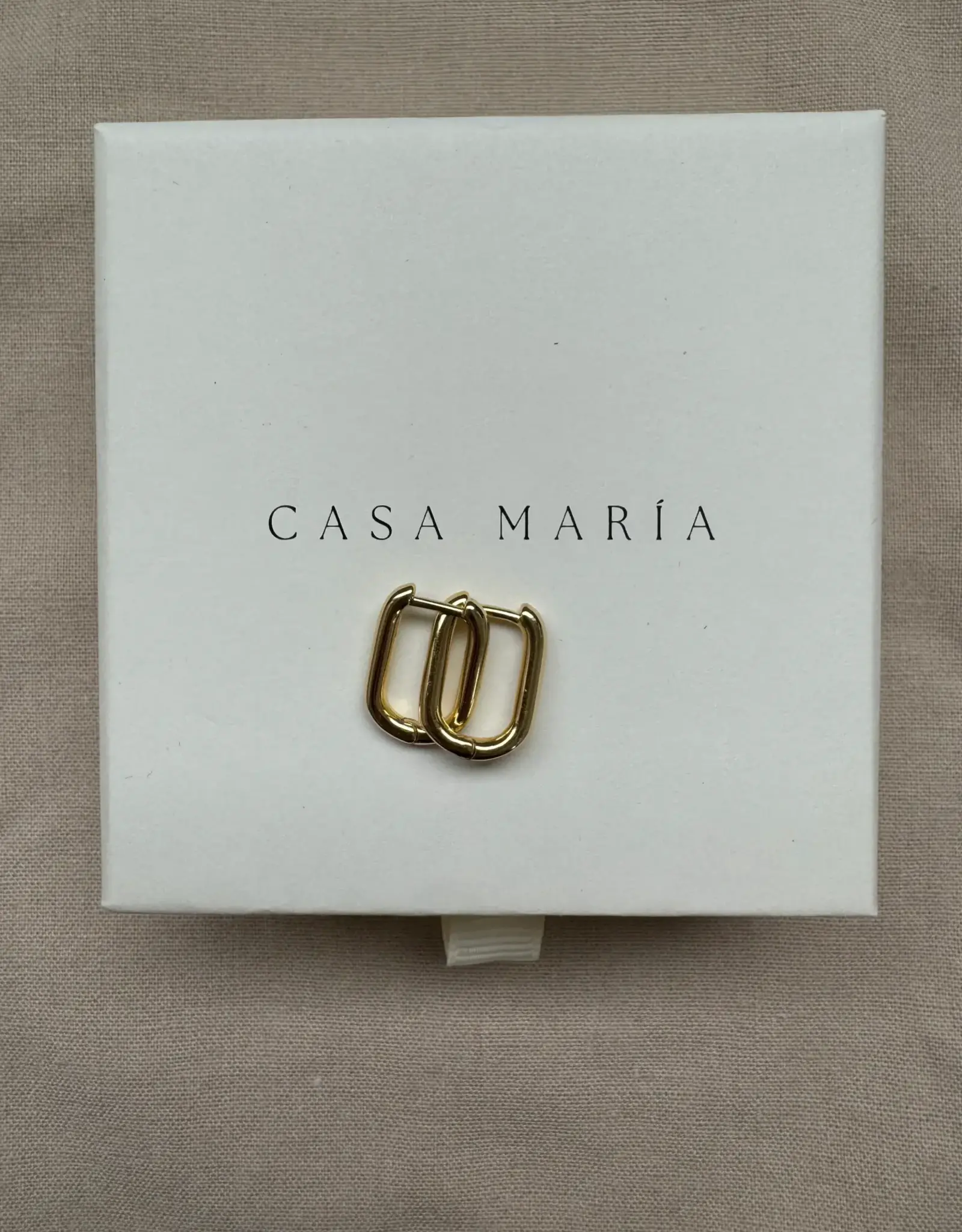 Bold Rectangular Hoops