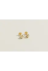 Flower Single Zirconia Studs