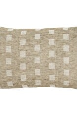 Check Linen Pillow, 16x24
