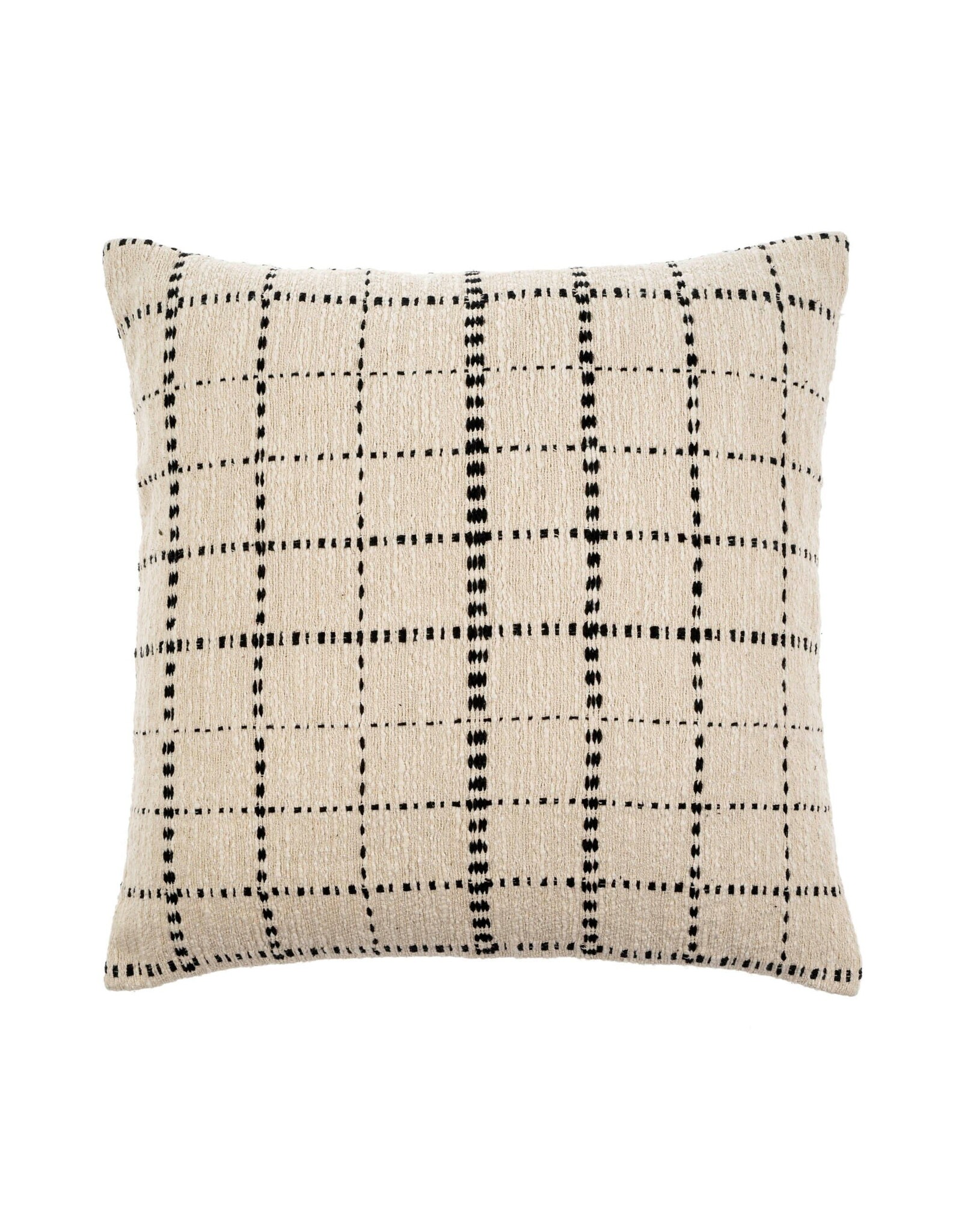 Handloom Check Pillow, 20x20