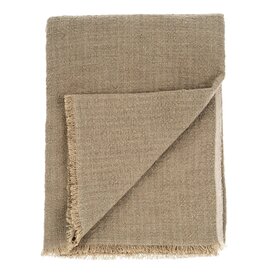 Solace Slub Linen Throw, Natural