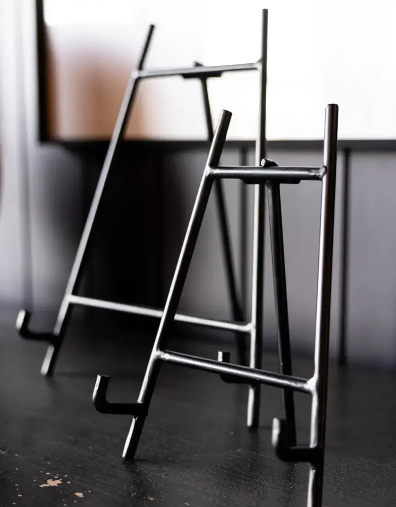 Art Photo Easel Black Iron
