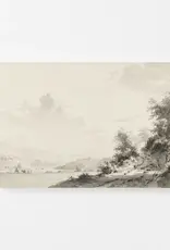 Oak Framed Bayside Art Print