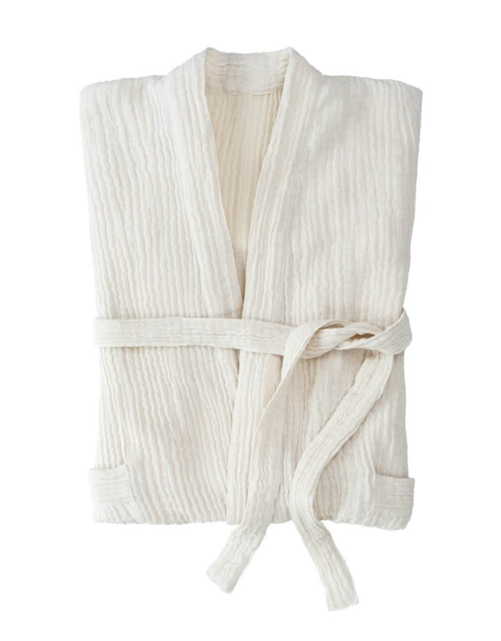 Crinkle Linen/Cotton Robe