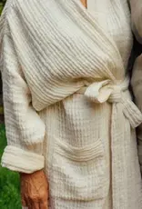 Crinkle Linen/Cotton Robe