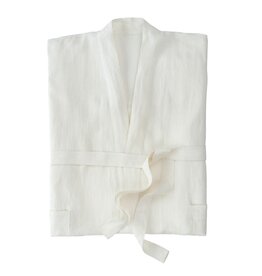 Linen Robe, Ivory