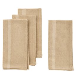Stripe Resist Napkins S/4
