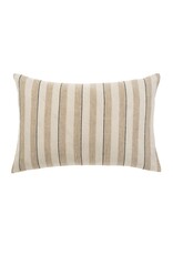 Seaside Stripe Linen Pillow, 16x24