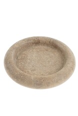 Travertine Tube Tray, Small