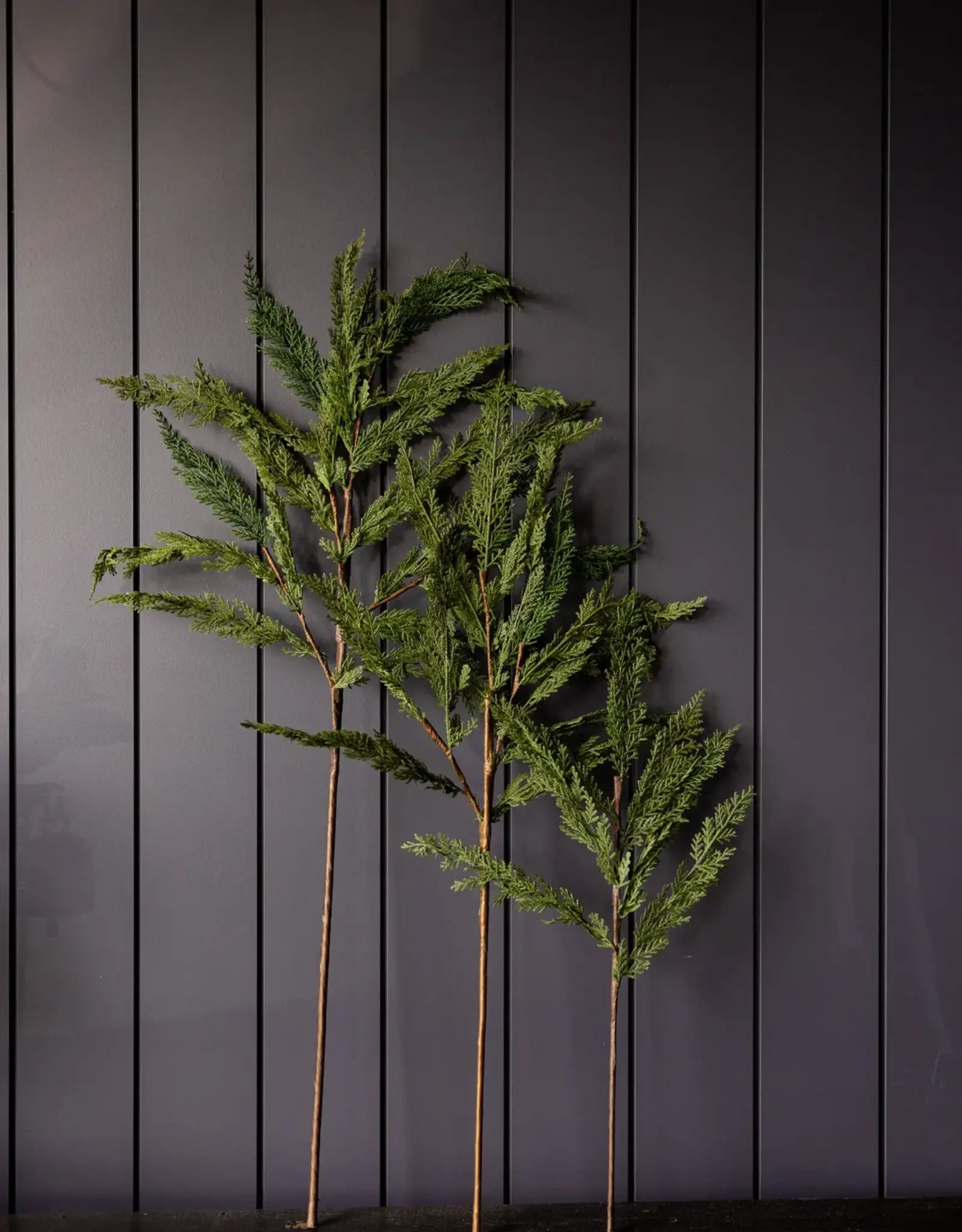 Cypress Pine Real Touch Green Faux Stem Medium