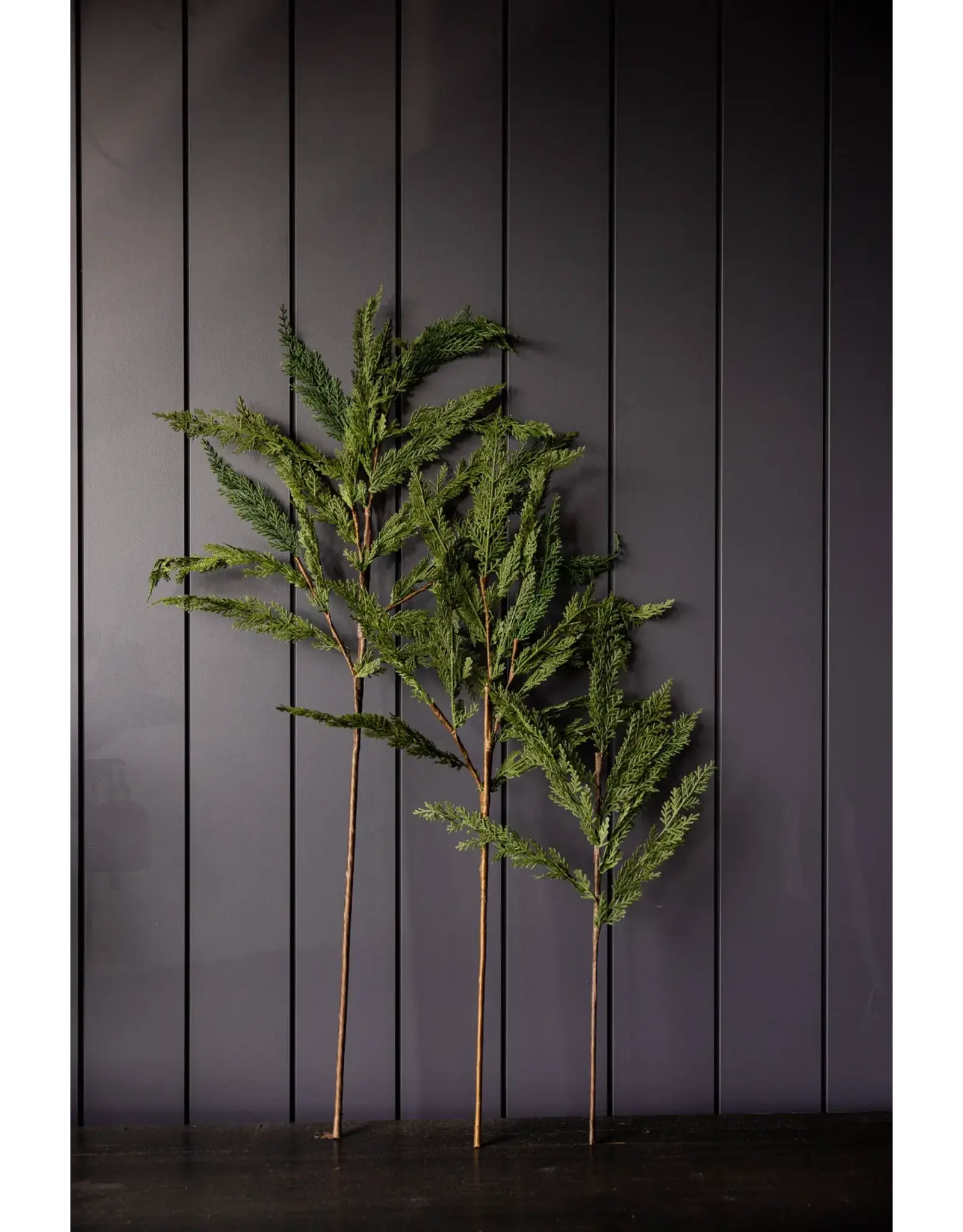 Cypress Pine Real Touch Green Faux Stem Medium