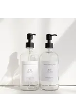 Clear Soap Bottle Dispenser with Label