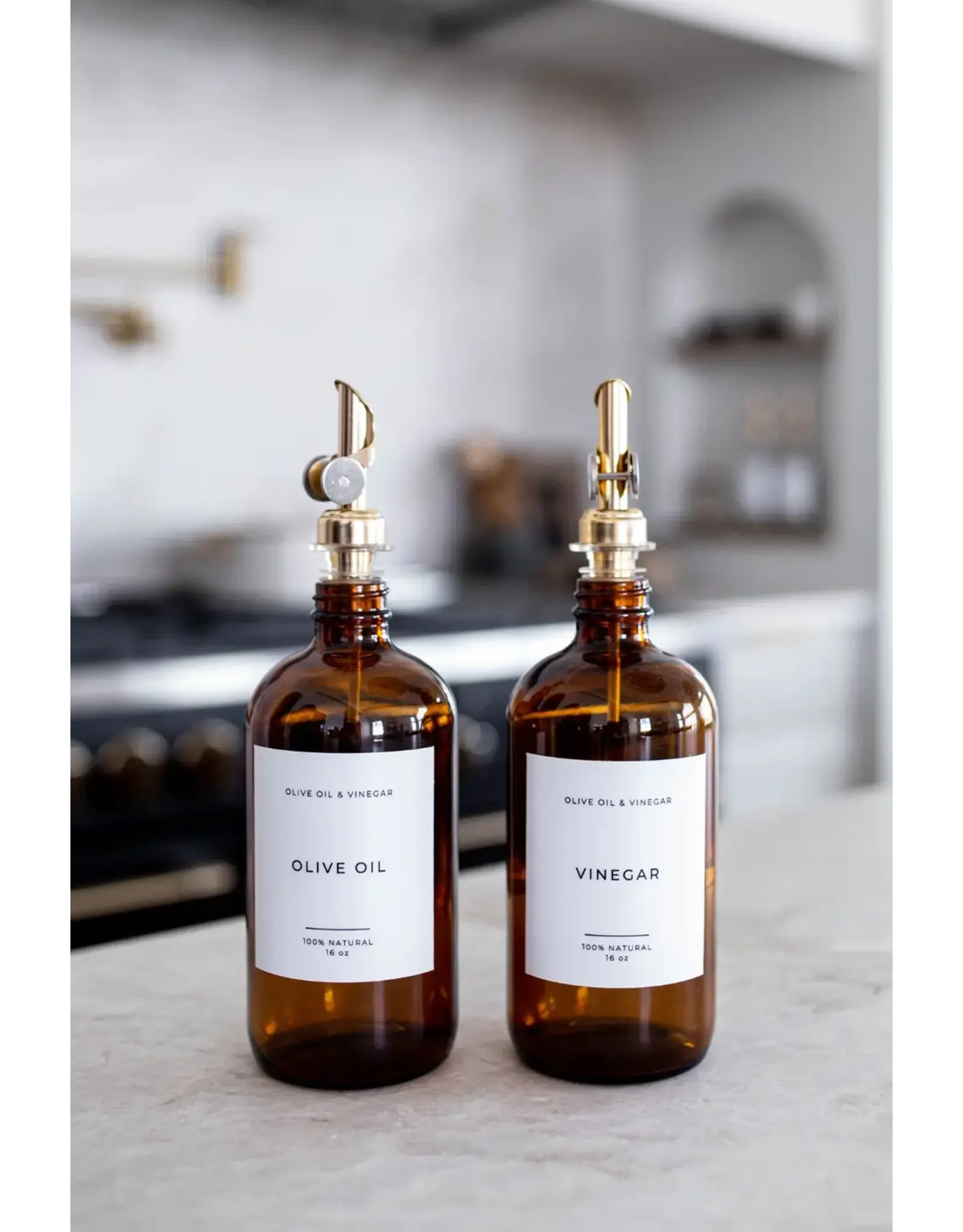 Oil and Vinegar Glass Bottles