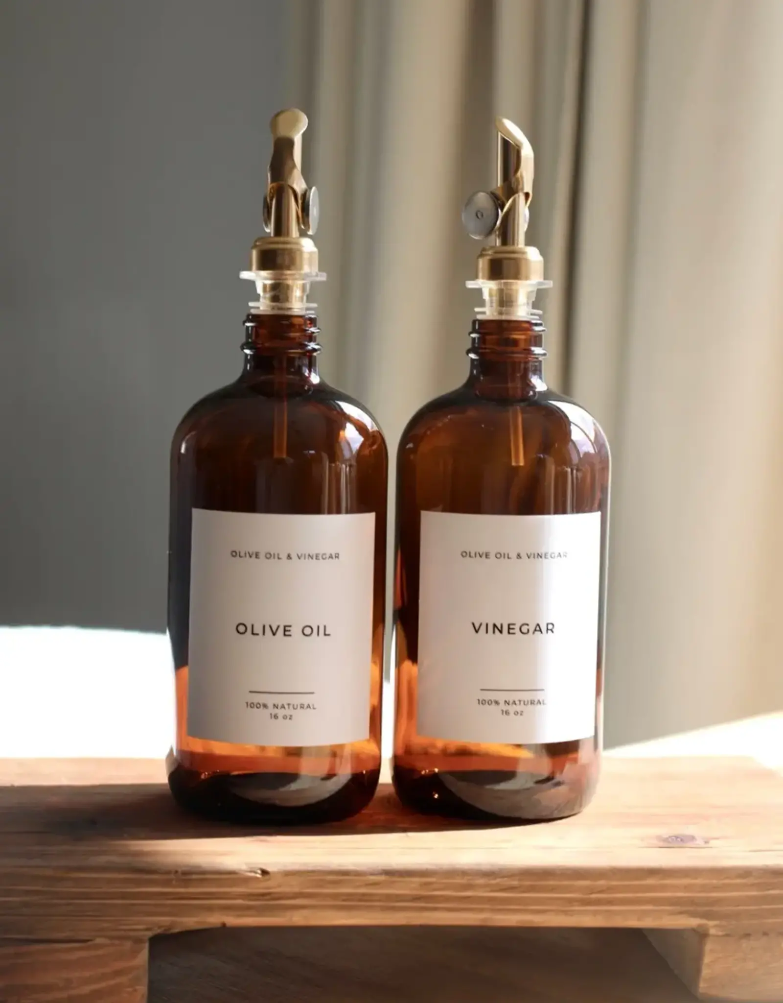 Oil and Vinegar Glass Bottles