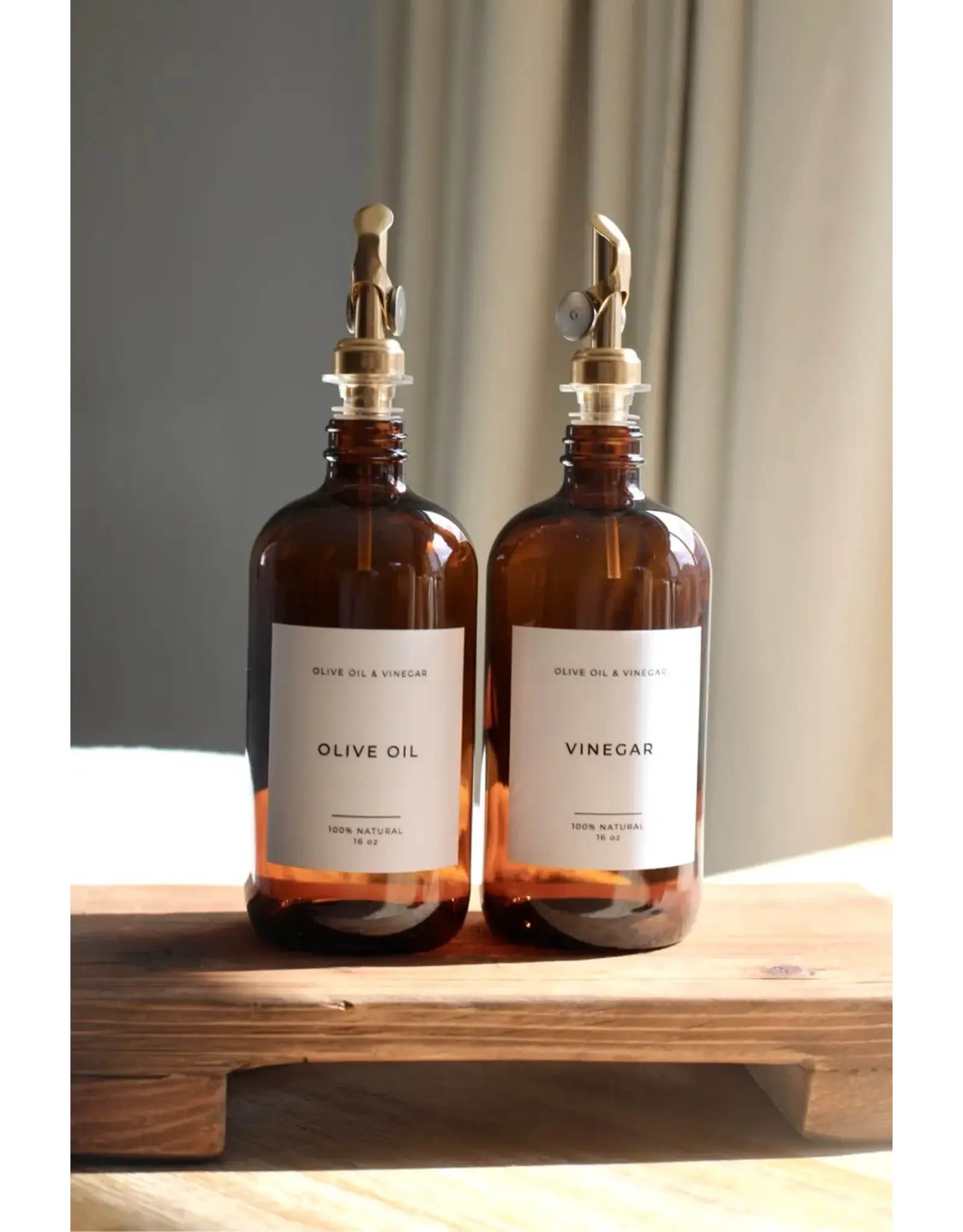 Oil and Vinegar Glass Bottles