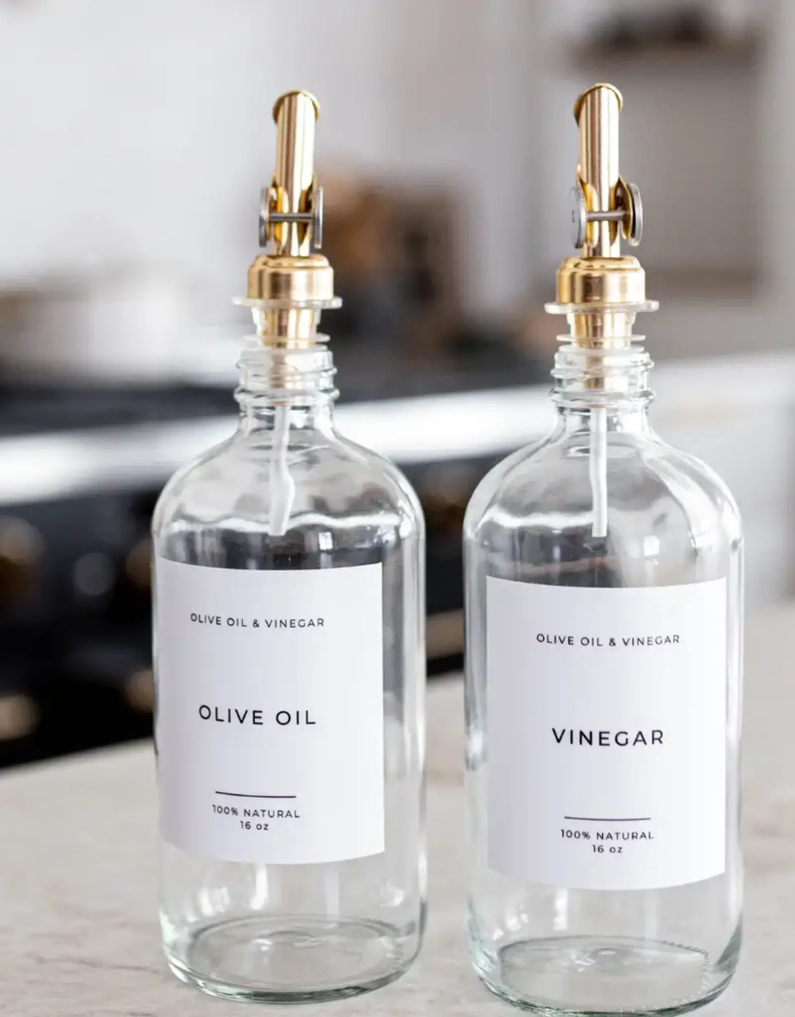 Oil and Vinegar Glass Bottles