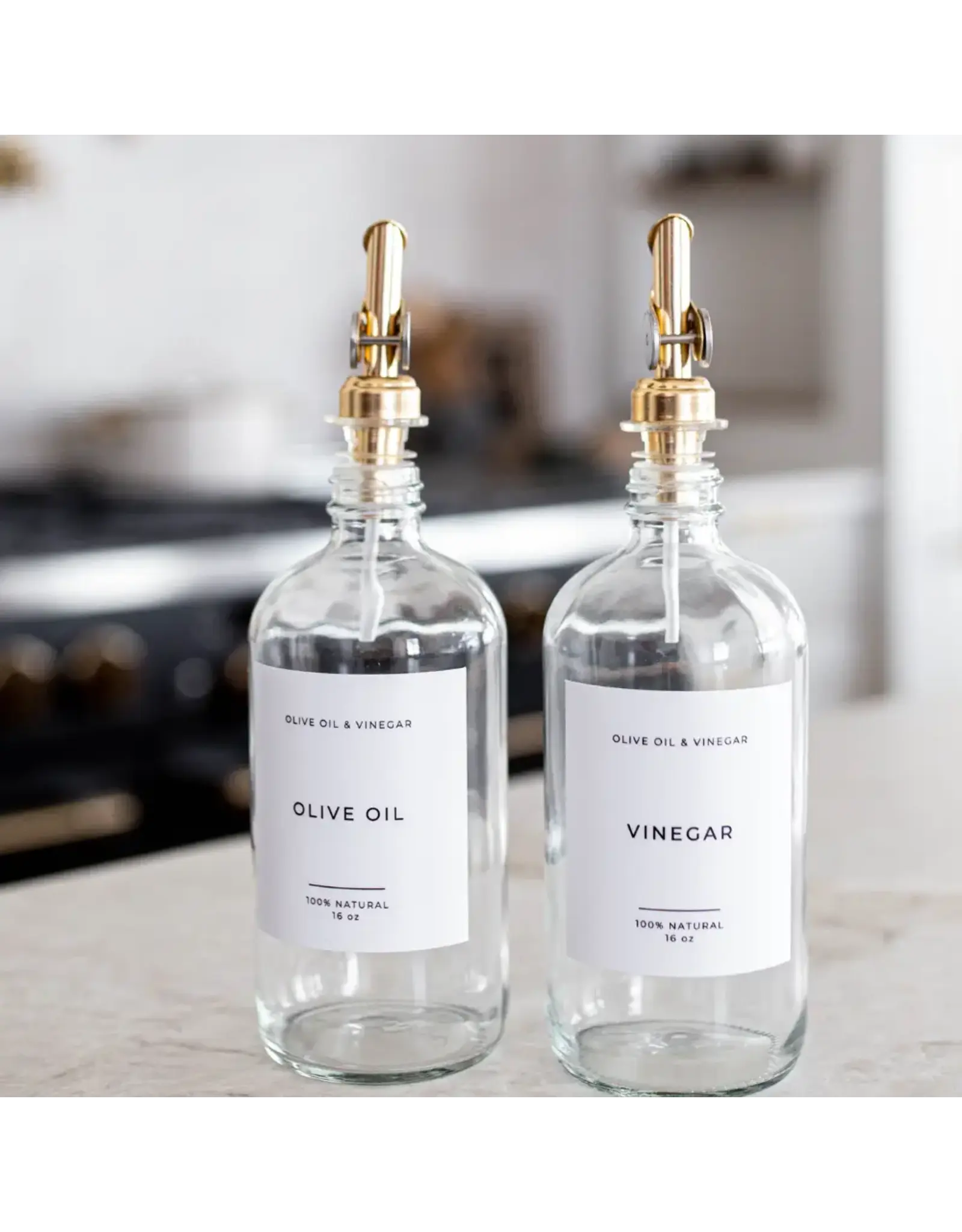 Oil and Vinegar Glass Bottles
