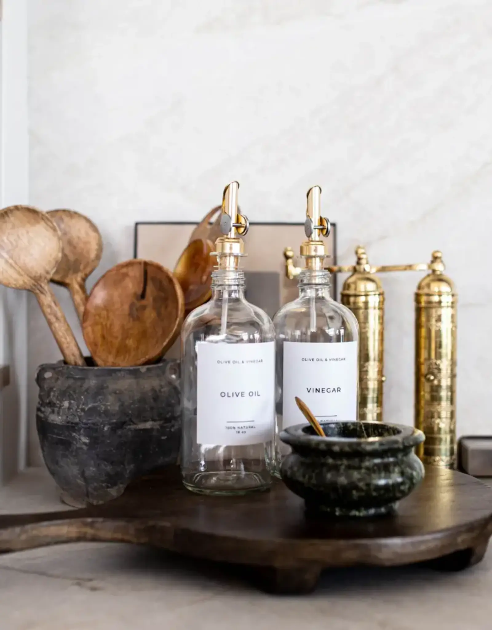Oil and Vinegar Glass Bottles