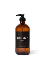 16oz Amber Glass Soap Dispenser
