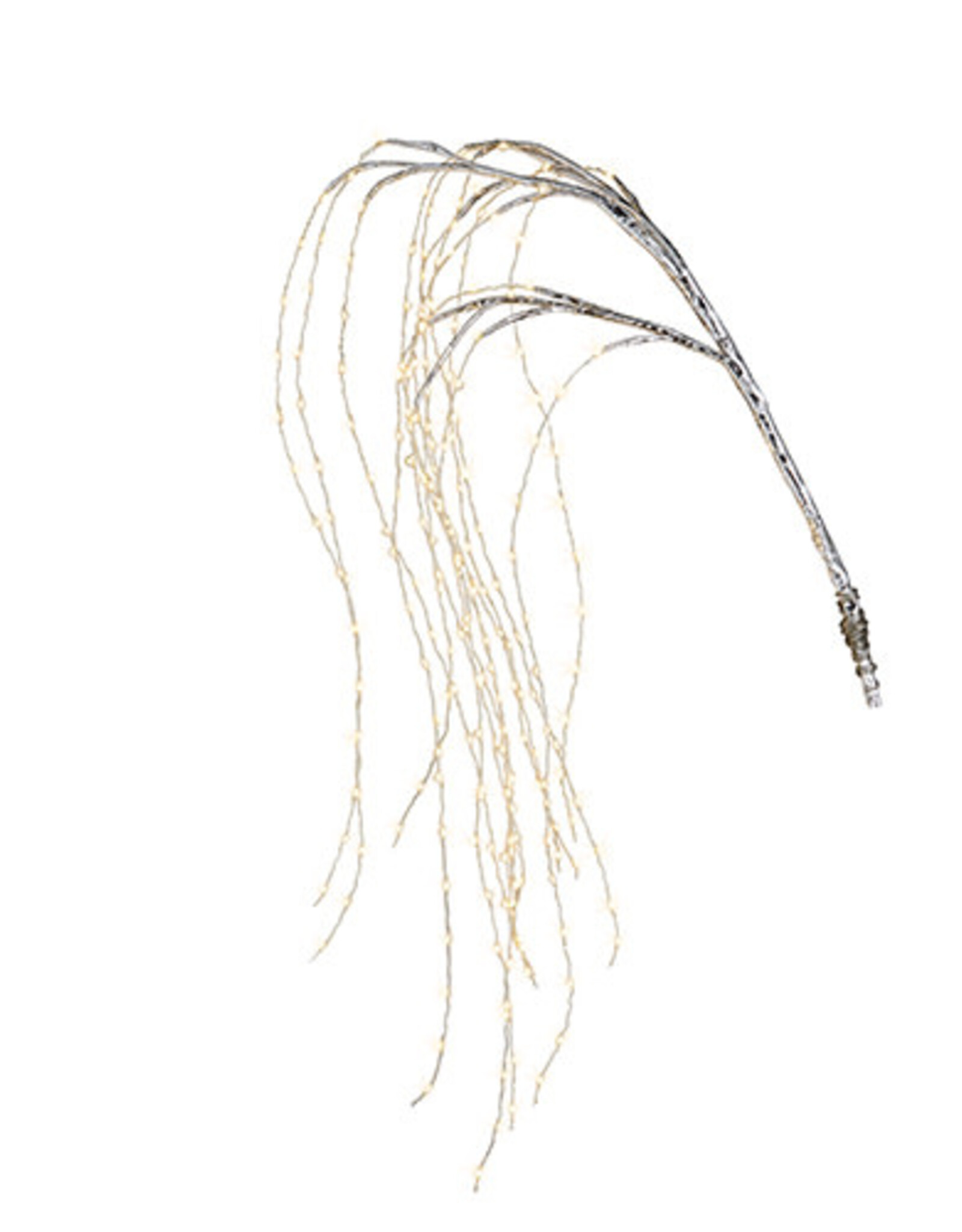 59.5" Silver Cascading Lighted Branch