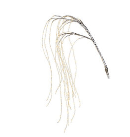 59.5" Silver Cascading Lighted Branch
