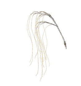 59.5" Silver Cascading Lighted Branch