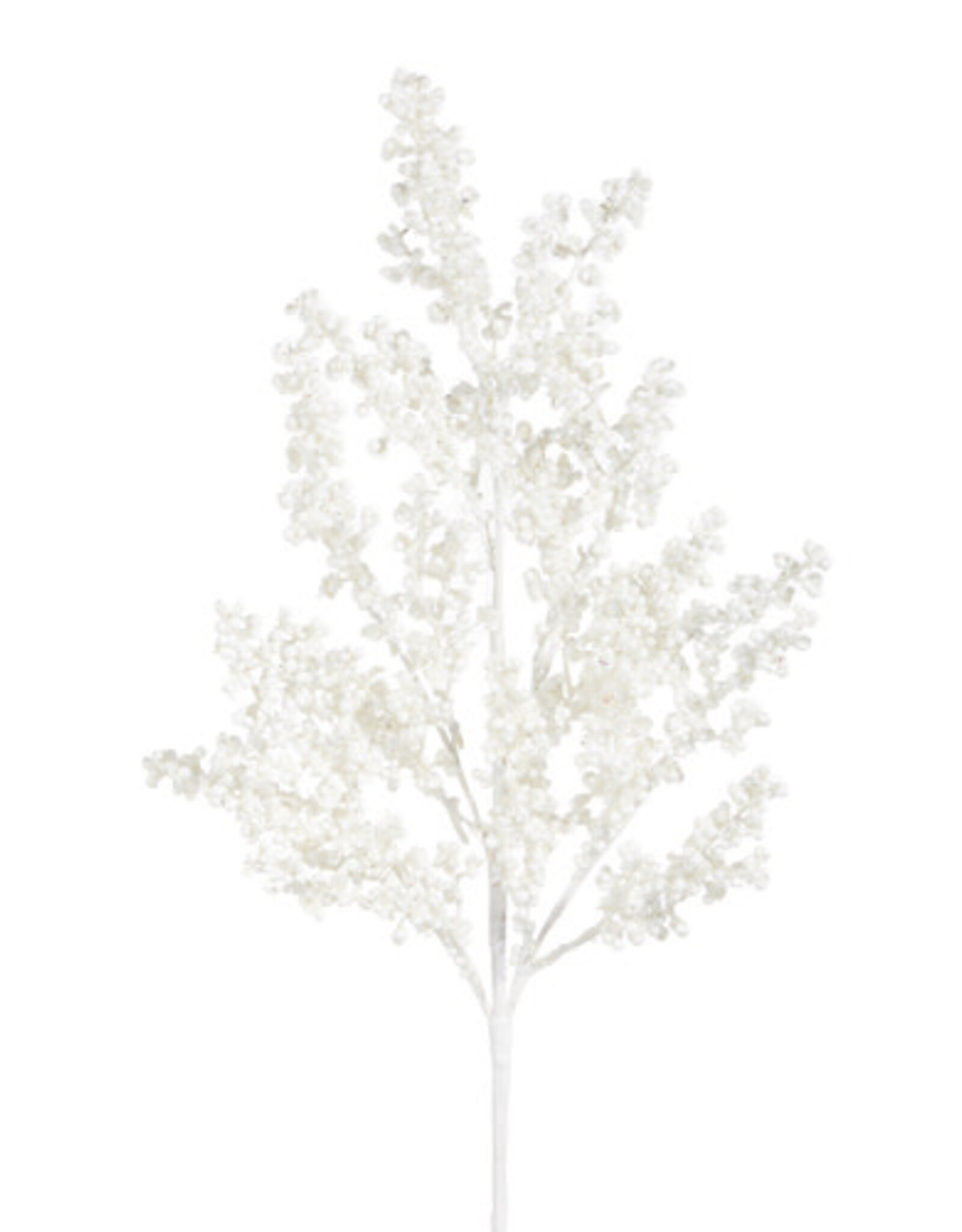 29" Snowy White Berry Spray