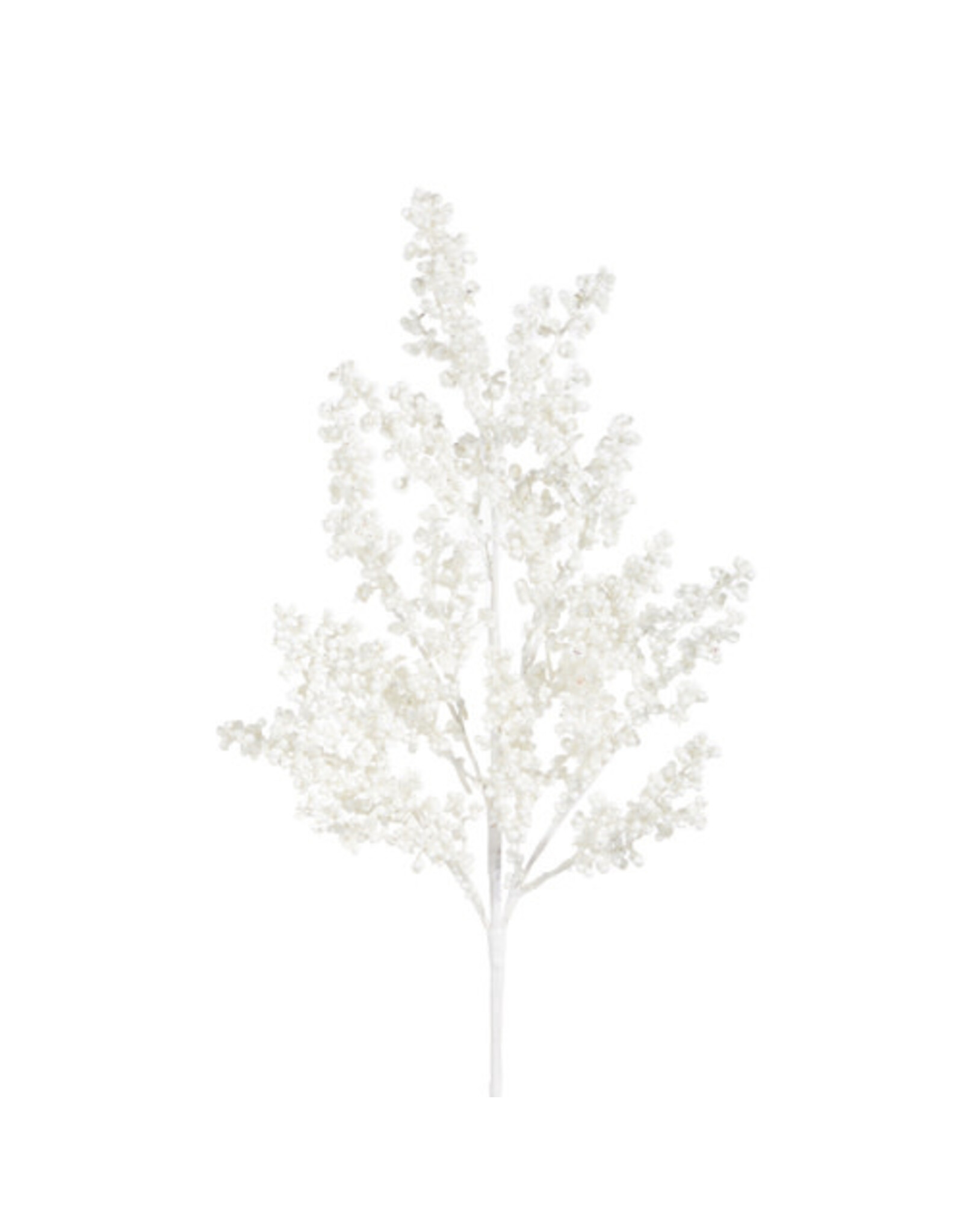 29" Snowy White Berry Spray