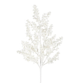 29" Snowy White Berry Spray