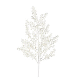 29" Snowy White Berry Spray