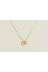 Letter Cubic Zirconia Charm