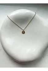 Letter Cubic Zirconia Charm