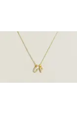 Letter Cubic Zirconia Necklace
