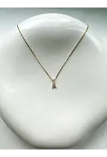 Letter Cubic Zirconia Necklace