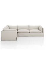 Habitat Slipcover 3pc Sectional in Valley Nimbus-122"