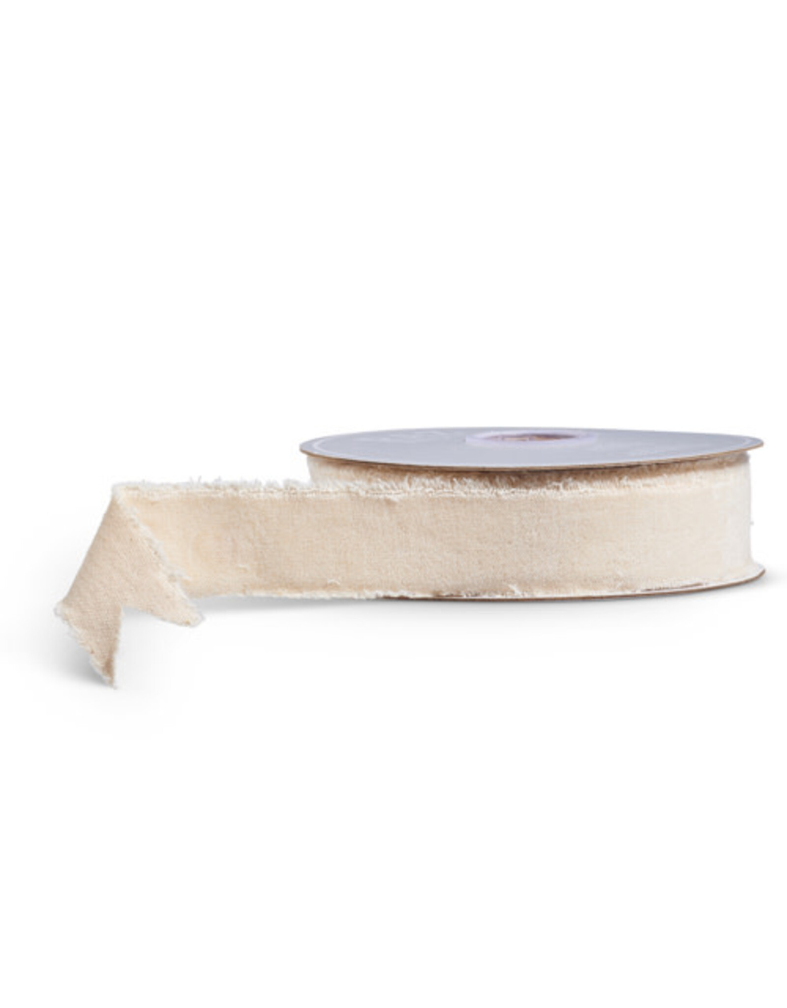 1.5" X 10 Yds Ivory Velvet Ribbon