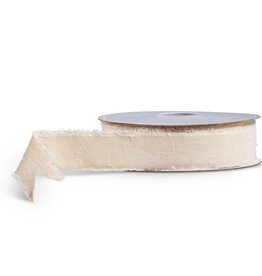1.5" X 10 Yds Ivory Velvet Ribbon