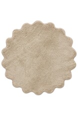 Bathmat Tufted Round Scallop Edge