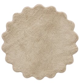 Bathmat Tufted Round Scallop Edge