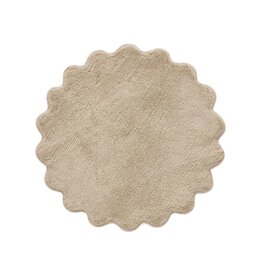 Bathmat Tufted Round Scallop Edge